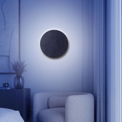 Aigostar - LED dimbare wandlamp MESH Smart LED/12W/230V 2700-6500K zwart