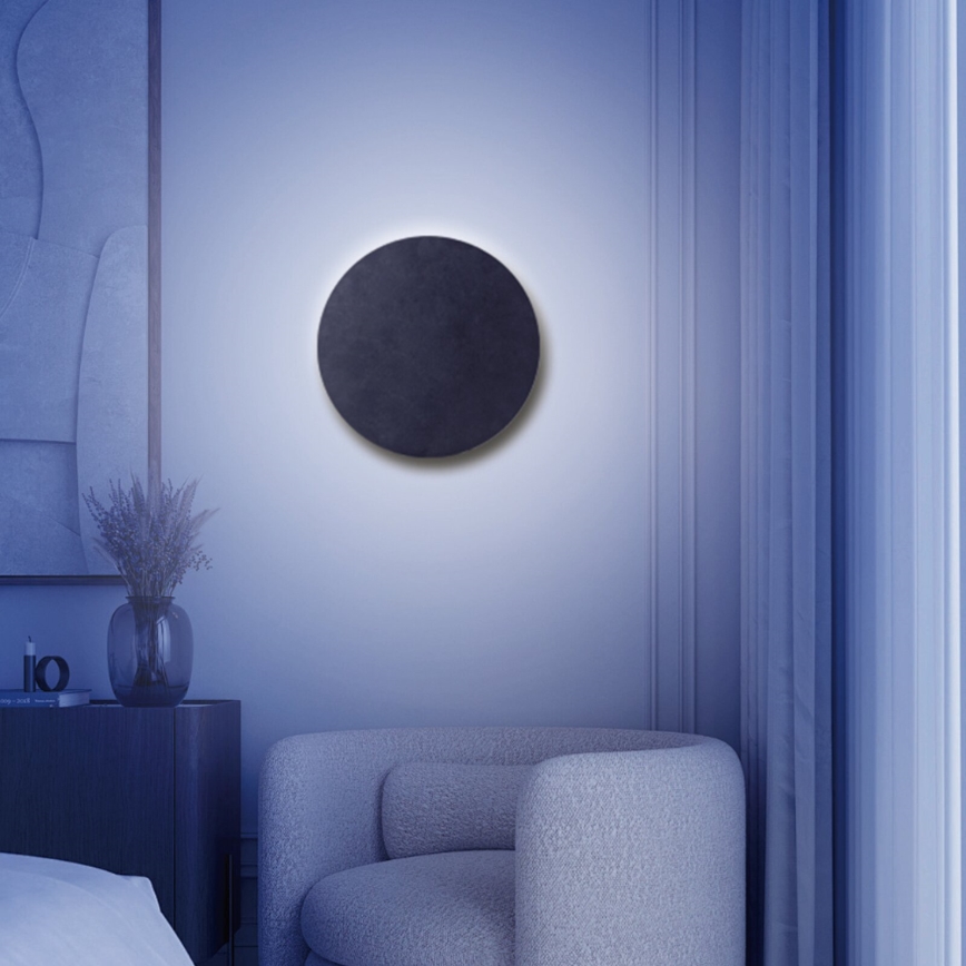 Aigostar - LED dimbare wandlamp MESH Smart LED/12W/230V 2700-6500K zwart