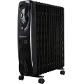 Aigostar - Oliegevulde radiator met 13 ribben 2500 W/230 V, zwart