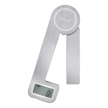 Aigostar - Opvouwbare keukenweegschaal 5kg mat chroom