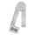 Aigostar - Opvouwbare keukenweegschaal 5kg mat chroom
