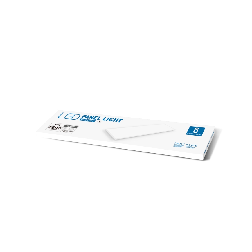 Aigostar - Panneau encastrable LED/60W/230V 6500K 120x30cm blanc