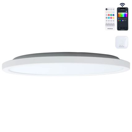 Aigostar - Plafonier RGBW à intensité variable MESH LED/24W/230V 3000-6500K blanc + Télécommande