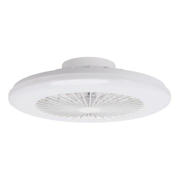 Aigostar - Plafonnier à intensité variable RGBW avec ventilateur MESH LED/40W/230V 2700-6500K blanc + Télécommande