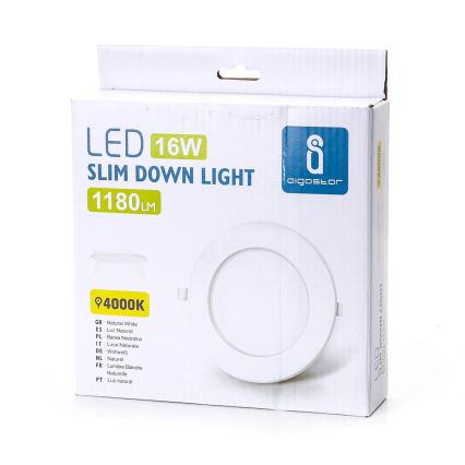 Aigostar - Plafonnier encastré ULTRATHIN LED/16W/230V 4000K blanc
