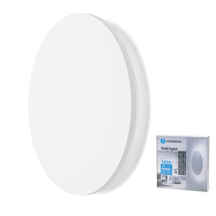 Aigostar - Plafonnier LED / 12 W / 230 V / 6500 K / Ø 25 cm