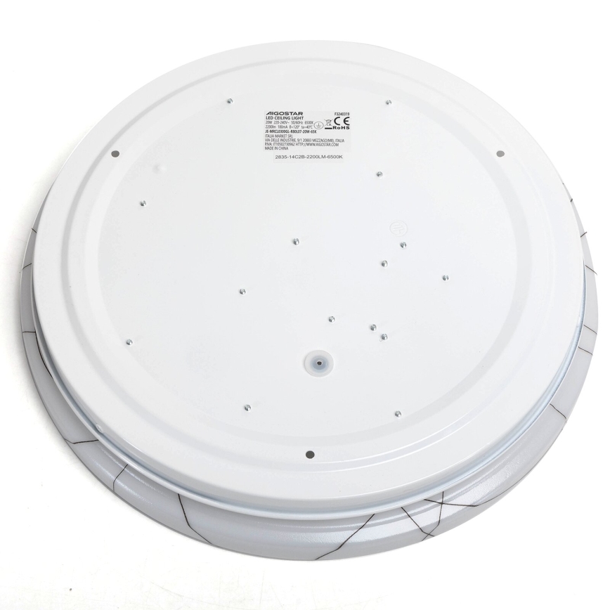 Aigostar - Plafonnier LED/20W/230V 6500K d. 33cm