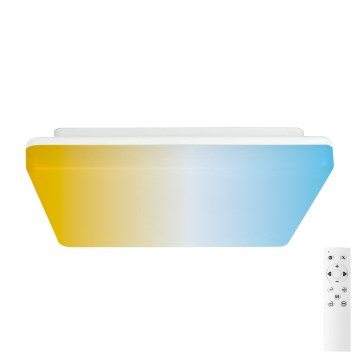 Aigostar - Plafonnier LED dimmable pour salle de bains LED/18W/230V 3000K-6500K IP54 + télécommande