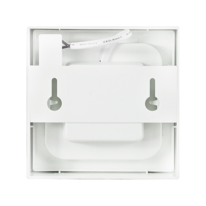Aigostar - Plafonnier LED en applique LED/9W/230V 6000K 12,2x12,2 cm blanc