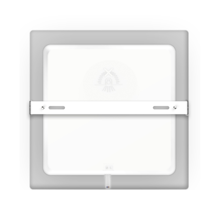 Aigostar - Plafonnier LED en saillie LED/18W/230V 3000K 22,6x22,6 cm blanc
