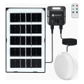 Aigostar - Plafonnier solaire LED à capteur — 35 W / 3,7 V / 3000 mAh / IP65 + télécommande