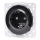 Aigostar - Prise domestique sans cadre SCHUKO 250V/16A noire