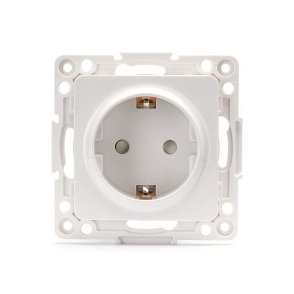Aigostar - Prise domestique SCHUKO sans cadre 250V blanche