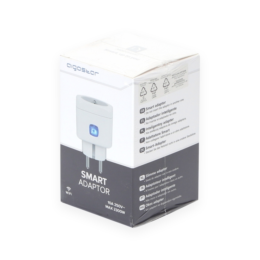 Aigostar - Prise intelligente F 2300 W Wi‑Fi Tuya