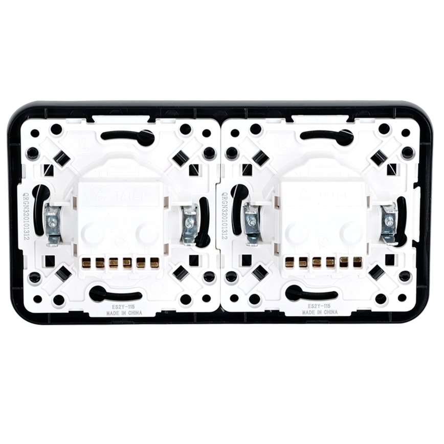 Aigostar - Prise murale double SCHUKO 250 V / 16 A