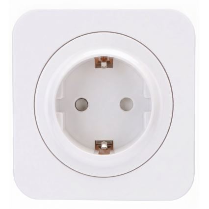 Aigostar - Prise murale SCHUKO 250 V/16 A avec cadre, blanche