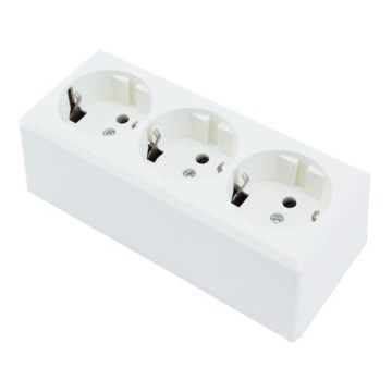 Aigostar - Prise murale triple SCHUKO 250 V / 16 A