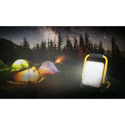 Aigostar - Projecteur à intensité variable LED/100W/5V 6500K IP65 1500mAh