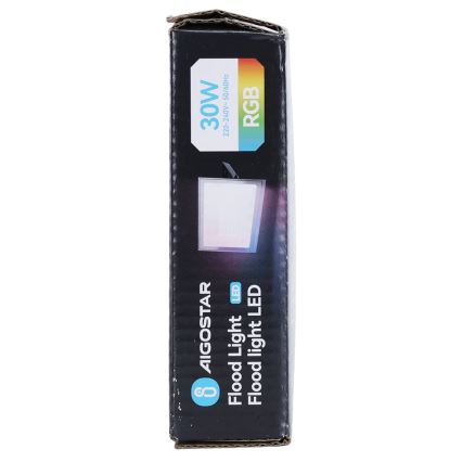 Aigostar - projecteur LED RGB dimmable LED/30W/230V IP65 + télécommande