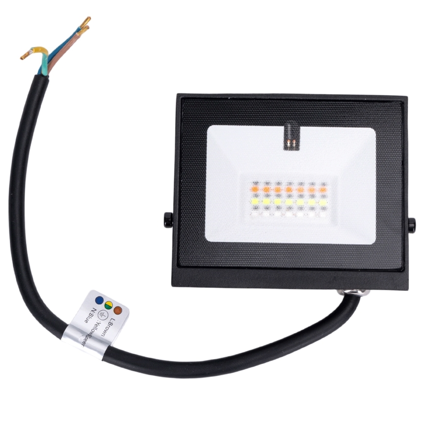 Aigostar - Projecteur LED RGB dimmable LED/20W/230V IP65 + télécommande
