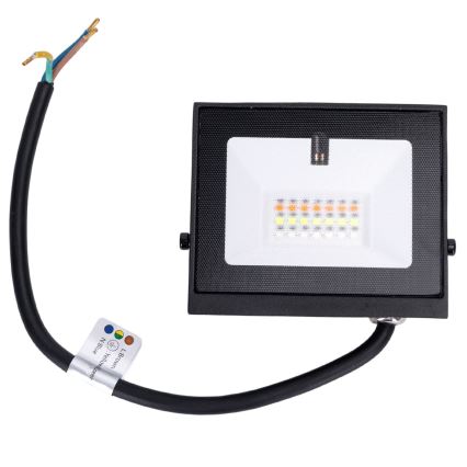 Aigostar - Projecteur LED RGB 20W 230V IP65 + télécommande