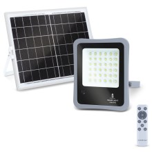 Aigostar - Projecteur solaire à intensité variable LED/100W/3,2V IP65 + Télécommande