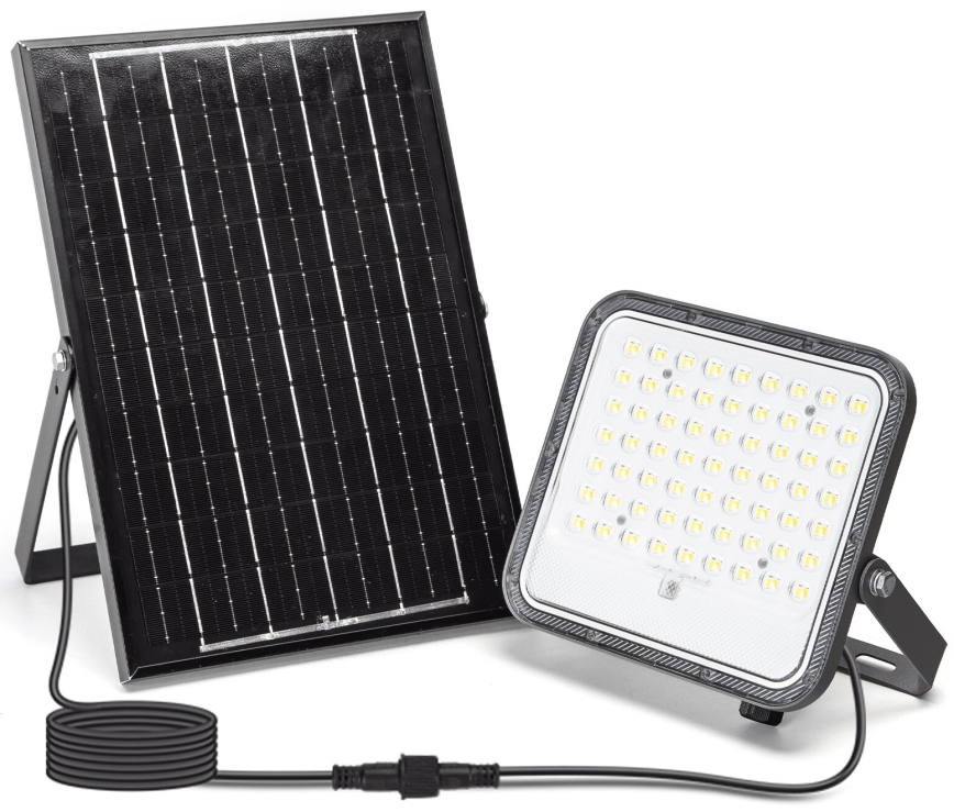 Aigostar - Projecteur solaire à intensité variable LED/100W/3,4V 3000/4000/6500K IP66 + Télécommande