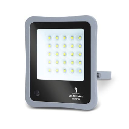 Aigostar - Projecteur solaire à intensité variable LED/50W/3,2V IP65 6000 mAh + Télécommande