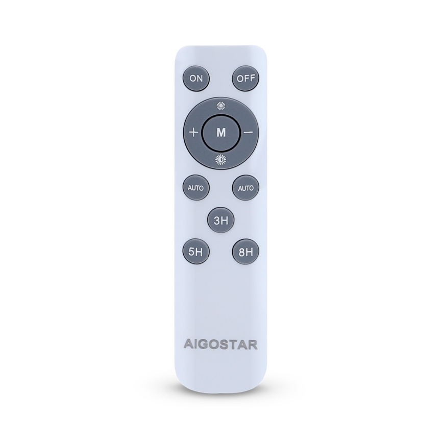 Aigostar - Projecteur solaire à intensité variable LED/50W/3,2V IP65 6000 mAh + Télécommande