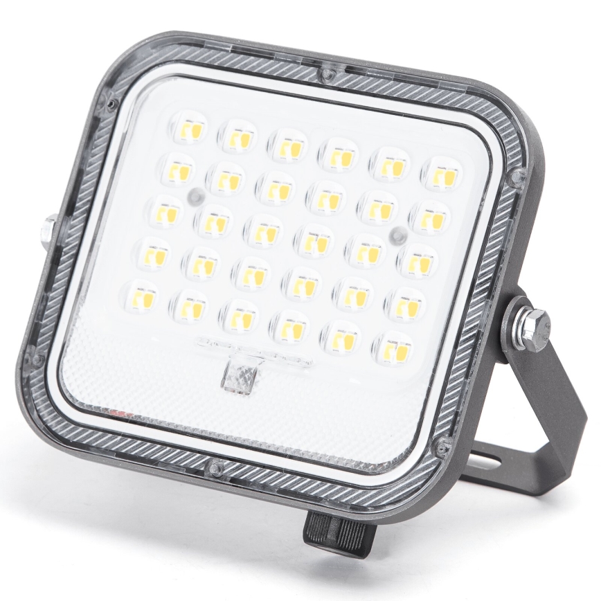Aigostar - Projecteur solaire LED dimmable LED/50W/3,4V 3000/4000/6500K IP66 4000 mAh + télécommande