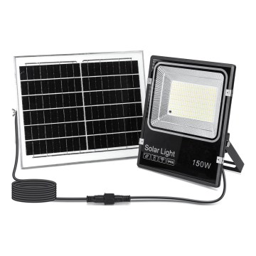 Aigostar - Projecteur solaire LED dimmable LED/150W/3,2V 3000mAh 3000K/4000K/6500K IP66 + télécommande