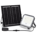 Aigostar - Projecteur solaire LED dimmable LED/50W/3,4V 3000/4000/6500K IP66 4000 mAh + télécommande