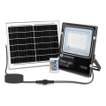 Aigostar - Projecteur solaire RGB à intensité variable LED/150W/3,2V IP66 12000 mAh + Télécommande