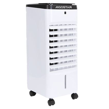 Aigostar - Rafraîchisseur d'air 60W/230V blanc avec télécommande