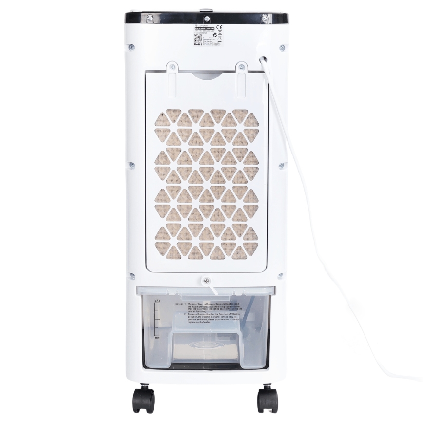 Aigostar - Rafraîchisseur d'air 60W/230V blanc avec télécommande