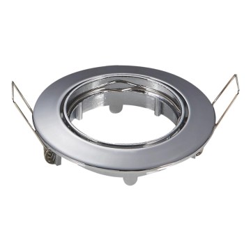 Aigostar - Rand voor inbouwspot GU10, Ø 8,2 cm, glanzend chroom