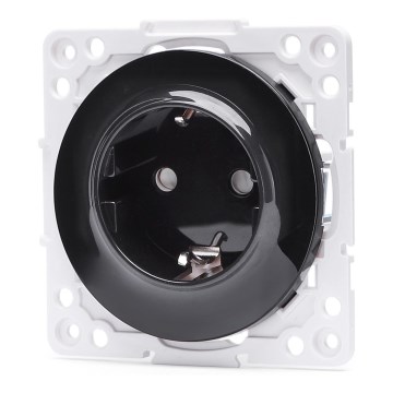Aigostar - Randloos SCHUKO-wandcontactdoos 250V/16A, zwart
