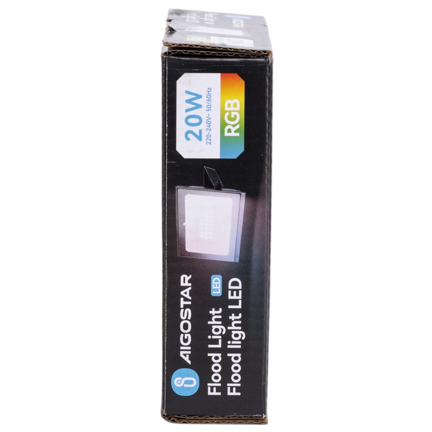 Aigostar - Dimbare RGB LED-schijnwerper LED/10W/230V IP65 + afstandsbediening