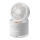 Aigostar - RGB Draadloze mini-tafelventilator met mistfunctie MIST 10W/5V 2000mAh wit