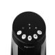 Aigostar - Ronde Ventilator 45W/230V zwart/wit + afstandsbediening