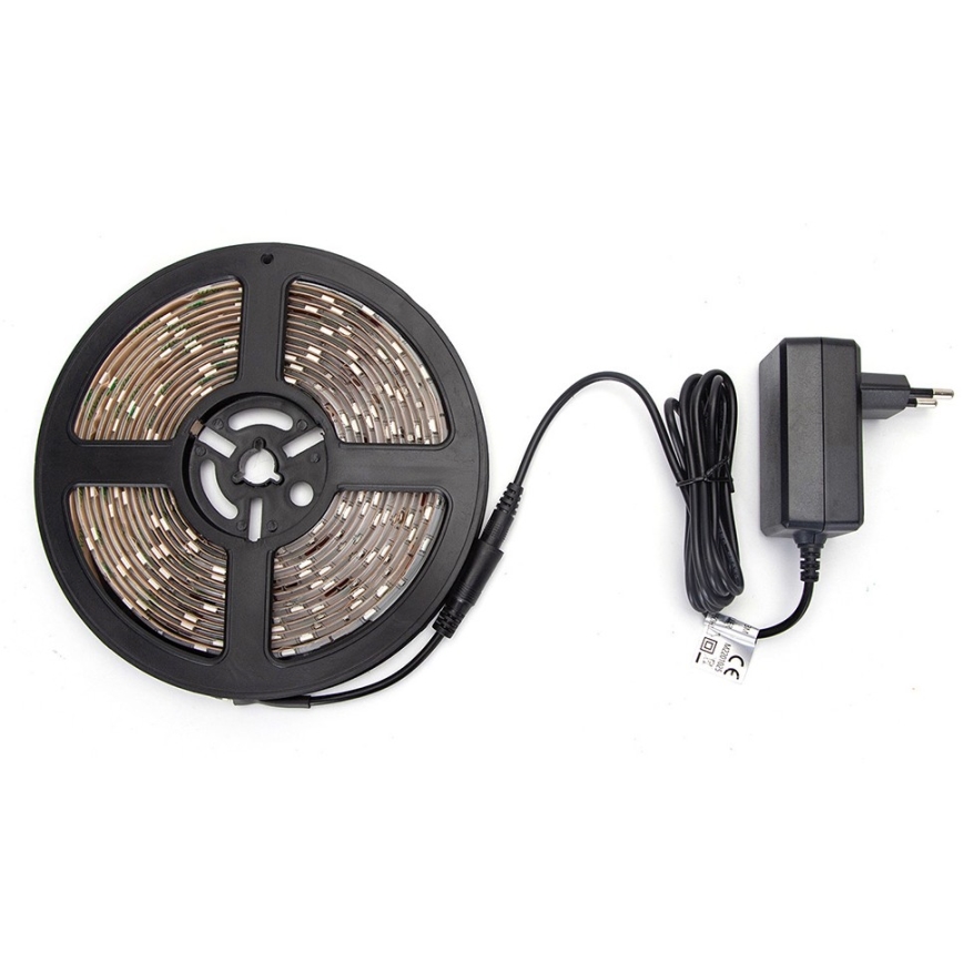 Aigostar - Ruban à intensité variable d'extérieur LED RGB 5m LED/24W/12/230V IP65 + Télécommande