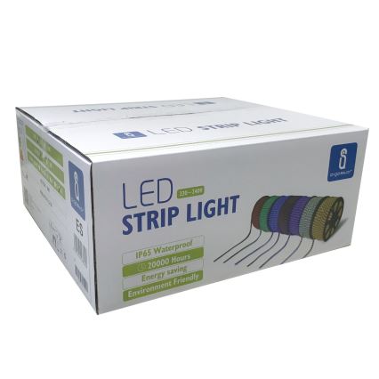 Aigostar - Ruban extérieur 50m LED/300W/230V bleu IP65