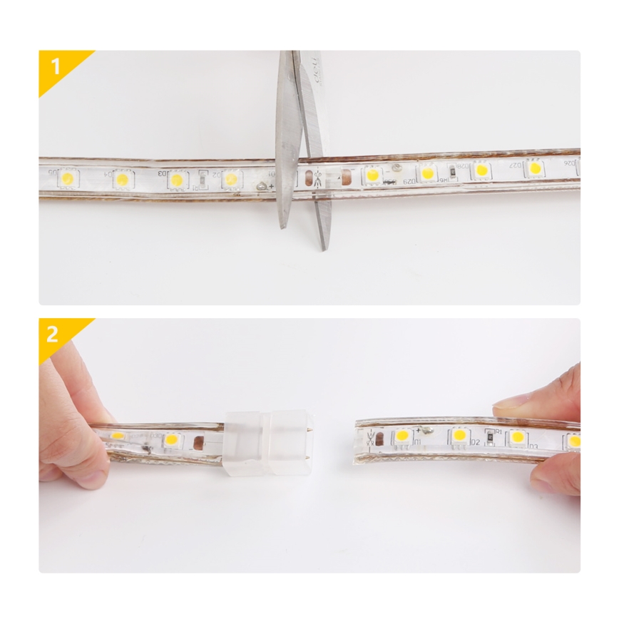 Aigostar - Ruban LED extérieur 50m LED/350W/230V 3000K IP65