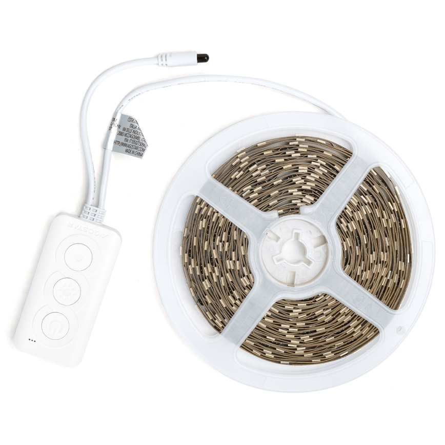 Aigostar - Ruban LED RGBIC dimmable 10 m LED/24W/24V + télécommande Wi-Fi