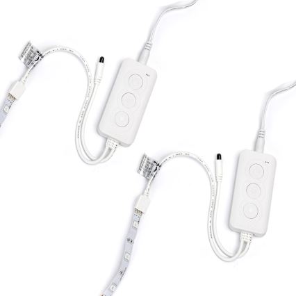 Aigostar - Ruban RGBW à intensité variable LED/18W/12V 2x5 m Wi-Fi
