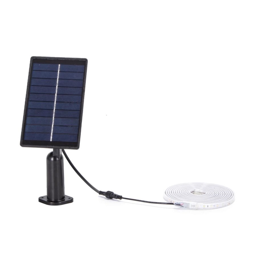 Aigostar - Ruban solaire à intensité variable LED/1,6W/3,2V 3 m 6500K IP65 + télécommande