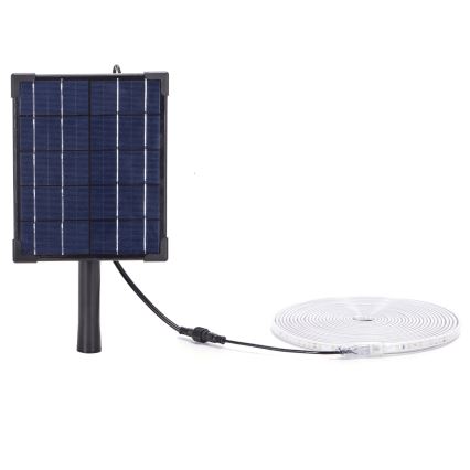 Aigostar - Ruban solaire RGB à intensité variable/5W/3,2V 5+2m IP65 + Télécommande