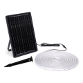 Aigostar - Ruban solaire RGB à intensité variable LED/10W/3,2V 10 m IP65 8000 mAh + Télécommande