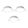 Aigostar - SET 3x Hangende LED plafondverlichting voor buiten LED/4,8W/230V 3000K IP65 wit