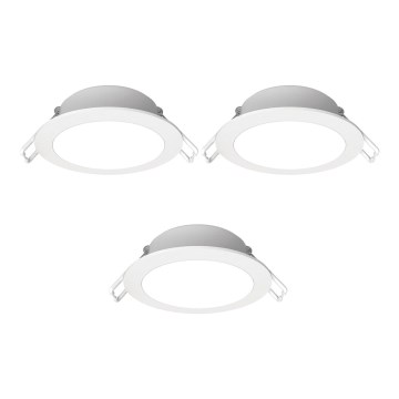 Aigostar - SET 3x Hangende LED plafondverlichting voor buiten LED/4,8W/230V 3000K IP65 wit
